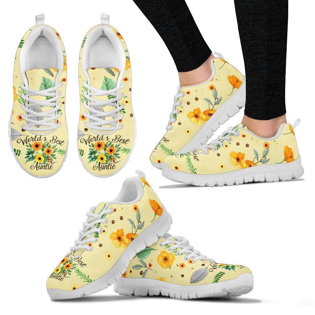 World’s Best Auntie Vintage Sneakers Shoes