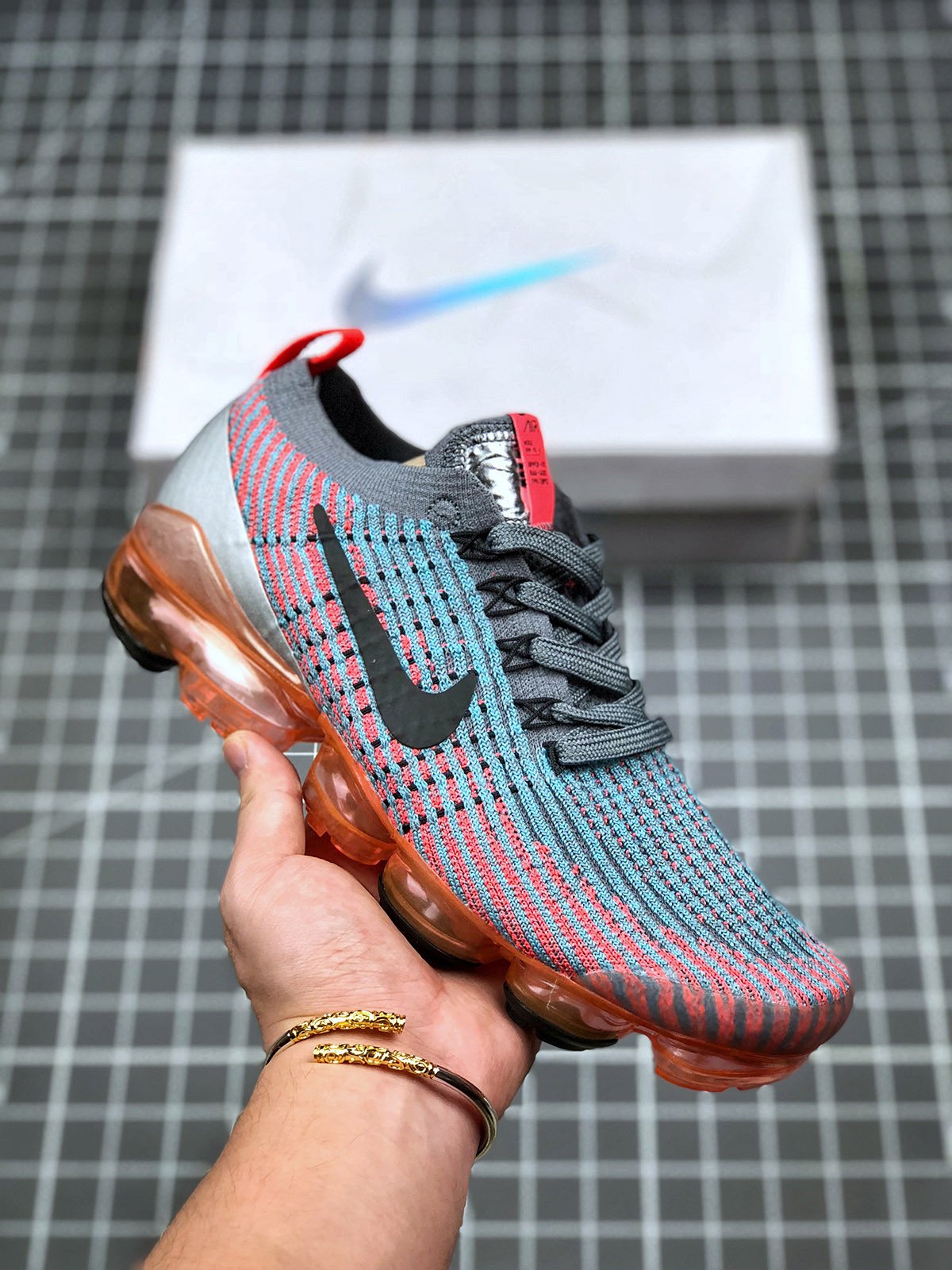 Nike Air VaporMax 3.0 Flash CrimsonCool Grey-Blue Fury-Black 5338565