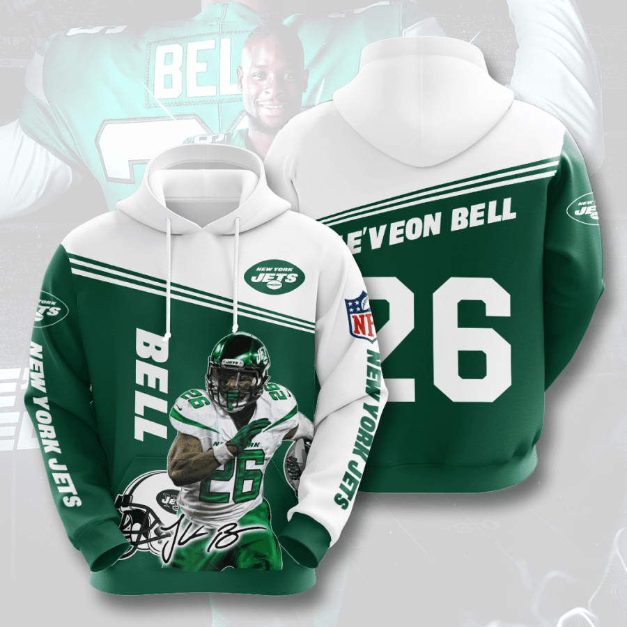 Leveon Bell New York Jets New York Jets 97 Unisex 3D Hoodie Gift For Fans