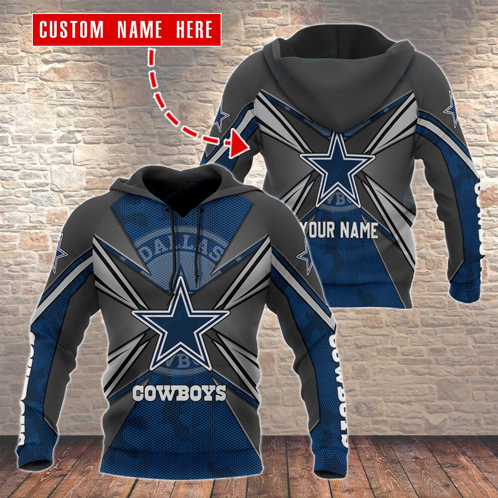 Dallas Cowboys Personalized Hoodie Bg210 – Donelanetop Store