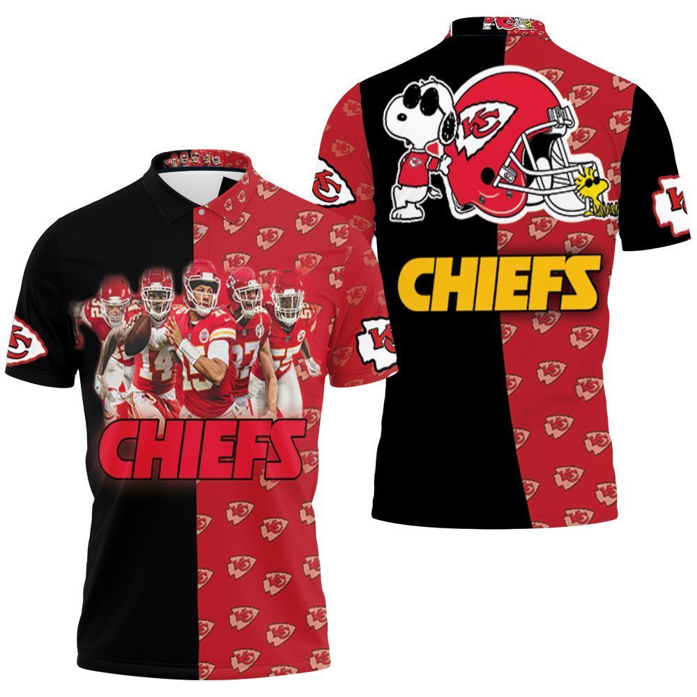 Kansas City Chiefs Afc West Division Champions 2021 Super Bowl Snoopy Fan 3D Polo Shirt, Jersey