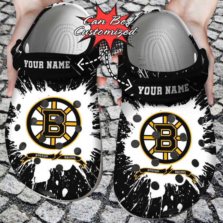 Hockey Crocs – Personalized Boston Bruins Team Clog Shoes