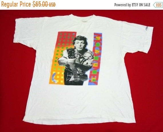 Vintage Paul Mccartney World Concert Tour Shirt