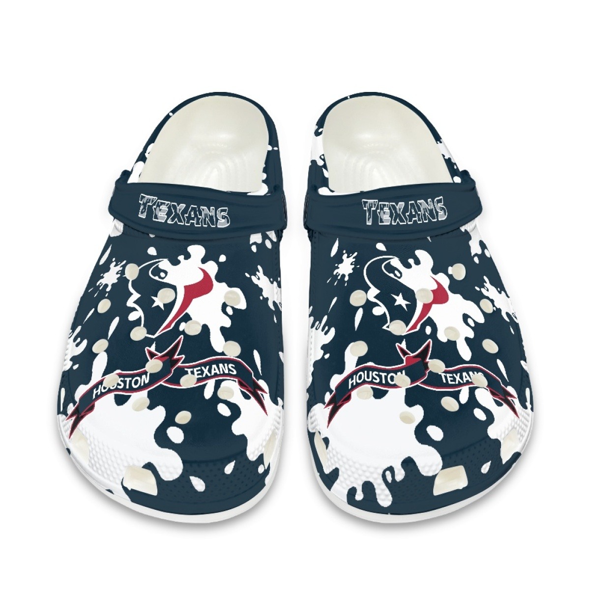 Houston Texans Crocs Shoes Cute Style#4 Shoes For Fans