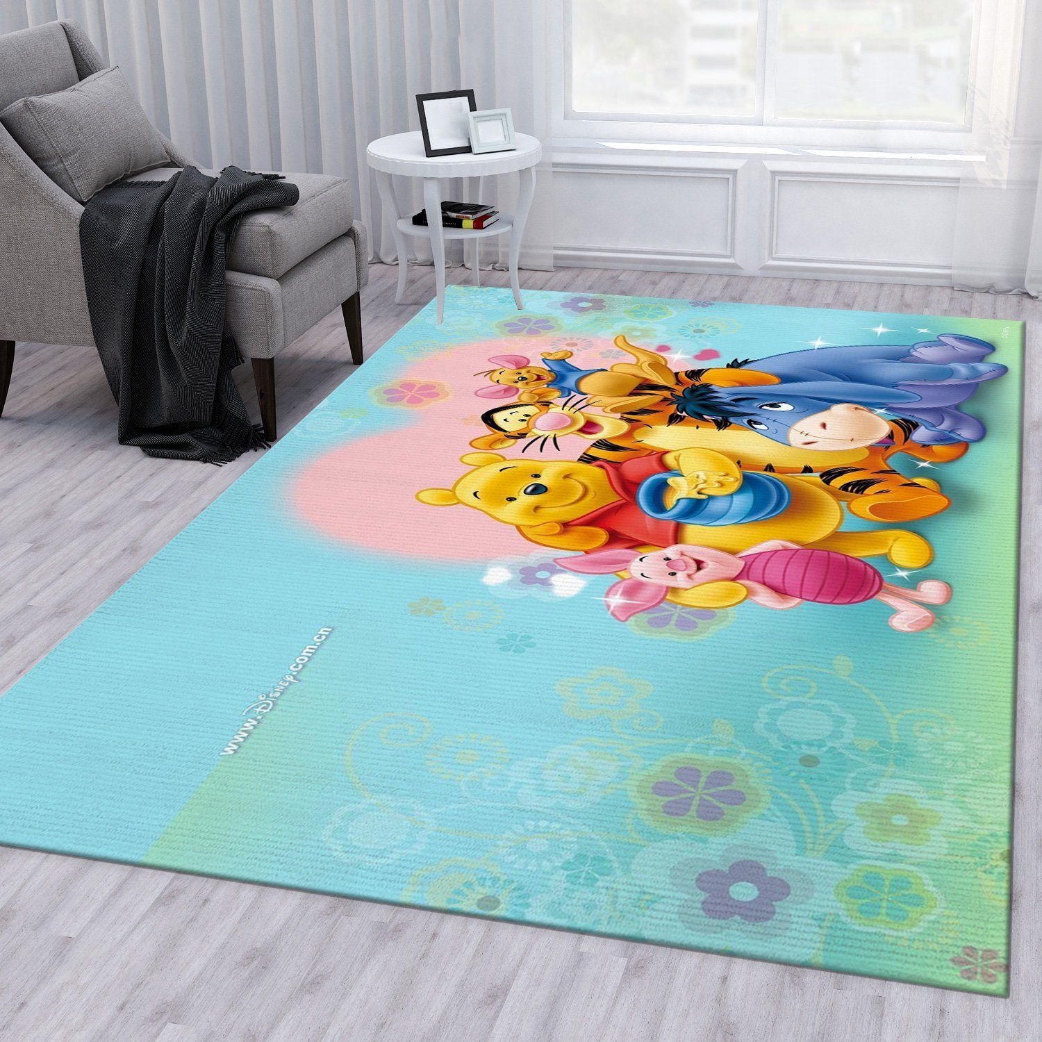 Winnie The Pooh Ver4 Area Rug Living Room Rug Home Decor Floor Decor