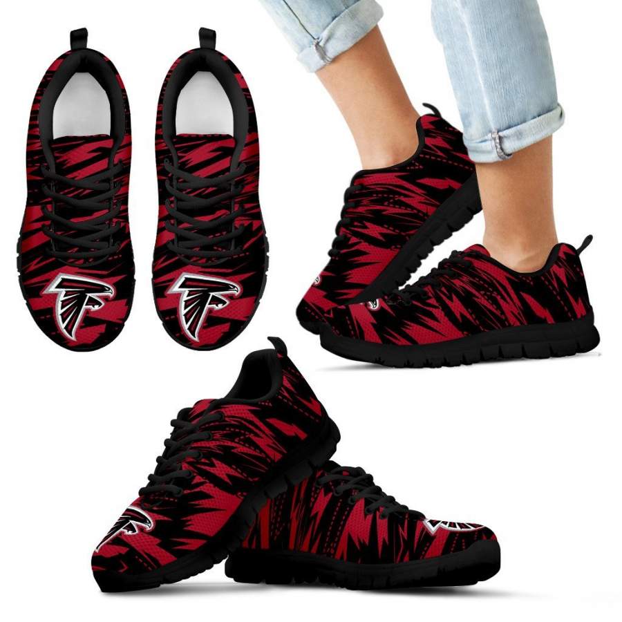 Brush Strong Cracking Comfortable Atlanta Falcons Sneakers