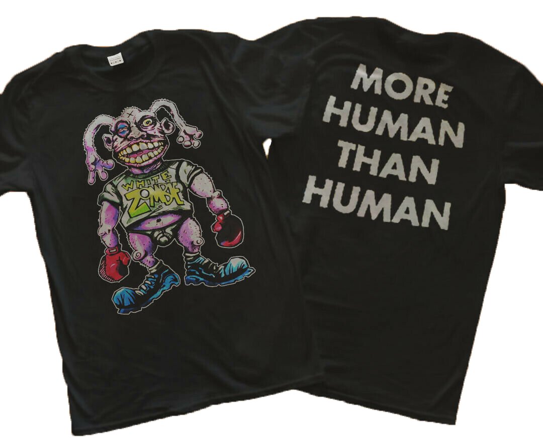 Vintage Rare White Zombie 90S More Human Than Human Tour T-Shirt