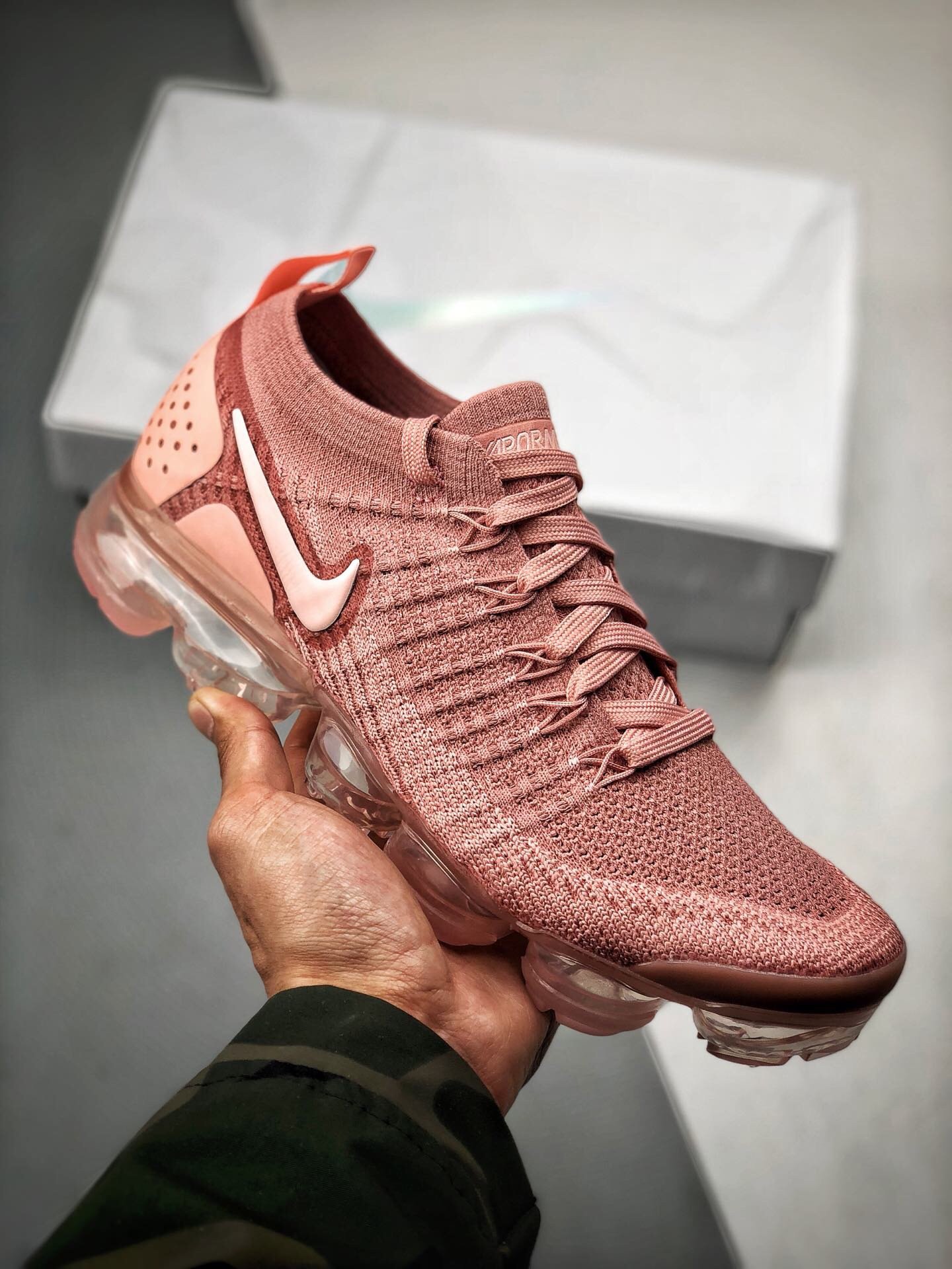 Nike Air VaporMax Flyknit 2 Rust Pink 942843-600 5338550