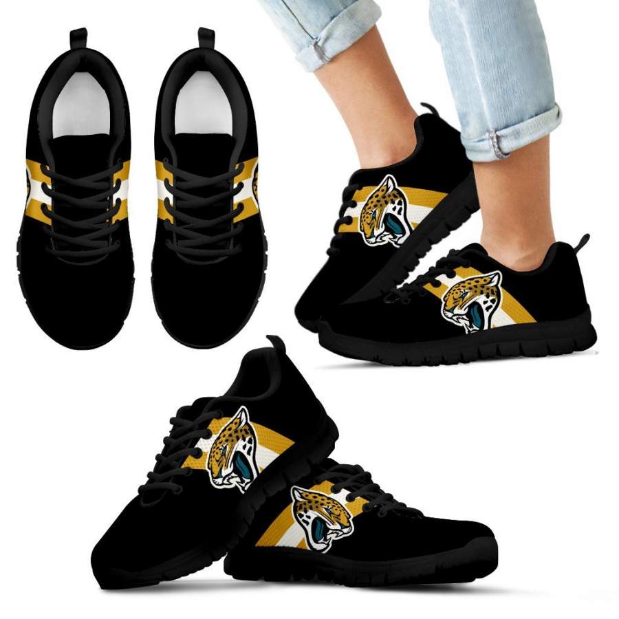 Three Colors Vertical Jacksonville Jaguars Sneakers