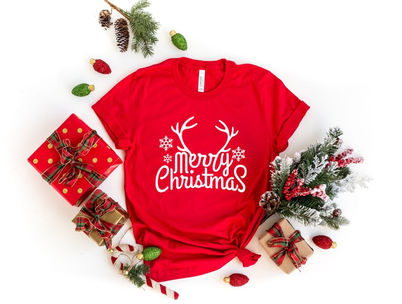 Merry Christmas Reindeer Shirt, Reindeer Shirt, Christmas Family Shirt, Christmas Shirt, Merry Christmas Shirt, Christmas Gift Best Christmas Gift