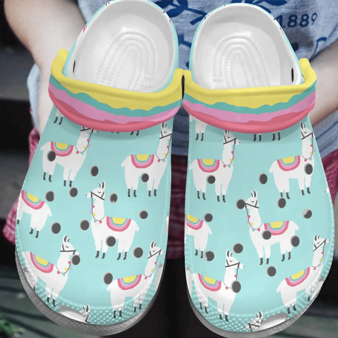 Llama Personalize Clog Custom Crocs  &hellip;