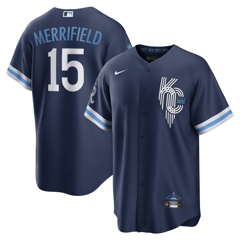 Kansas City Royals 2022 City Connect Replica Player Jersey – Navy