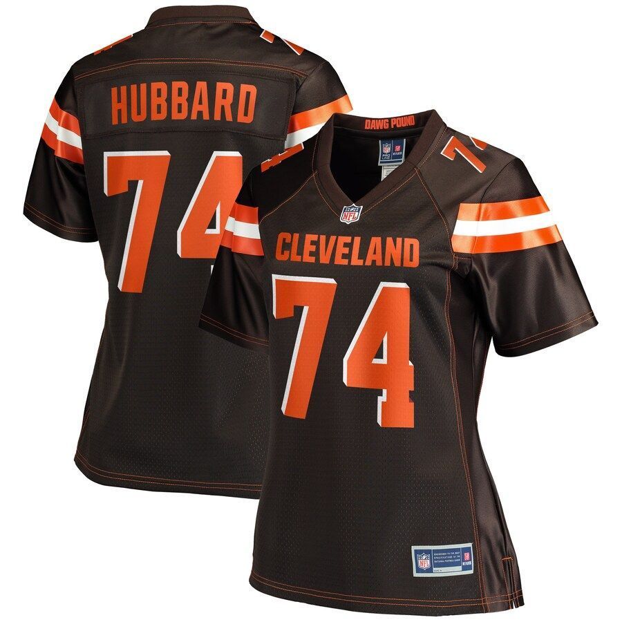 Womens Cleveland Browns Chris Hubbard Brown Team Color Player Jersey jersey