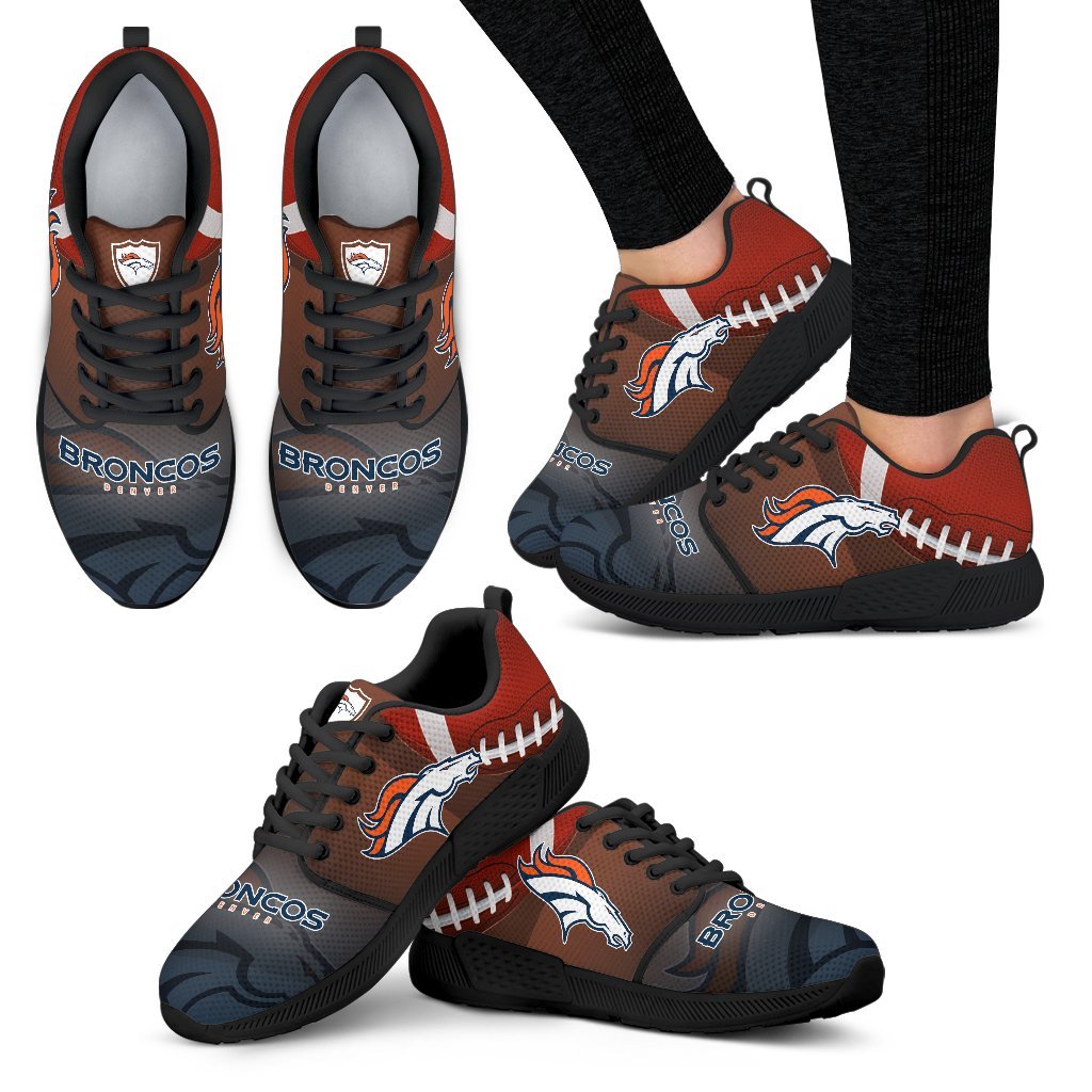 Pro Shop Denver Broncos Running Sneakers For Football Fan