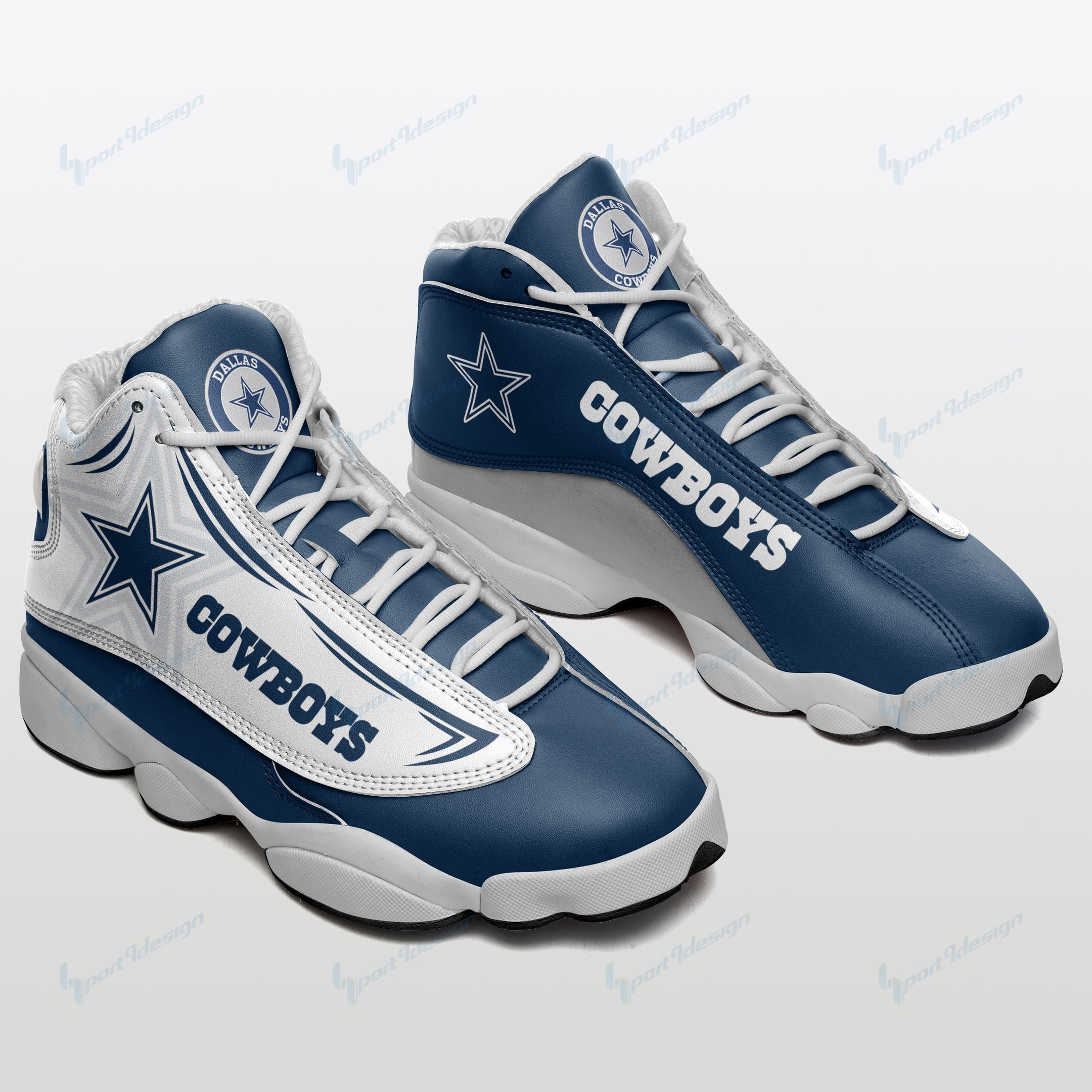 Dallas Cowboys Air JD13 Sneakers 517