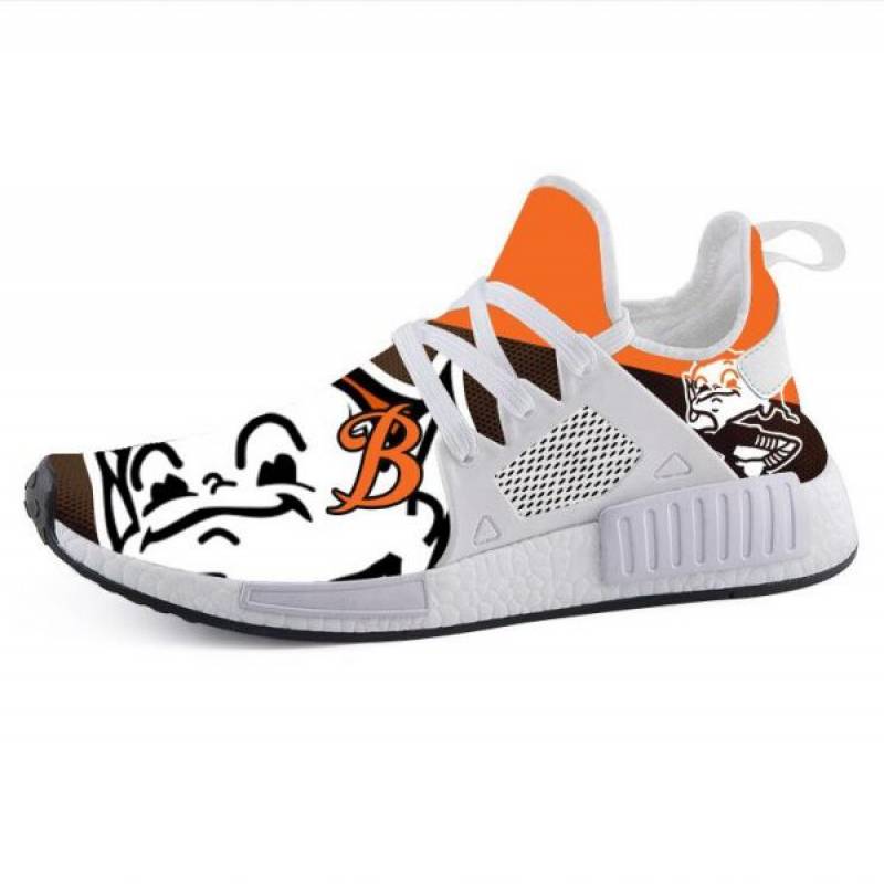 Cleveland Browns NMD XR1 Lightweight Sneakers, Cleveland Browns Running Shoes