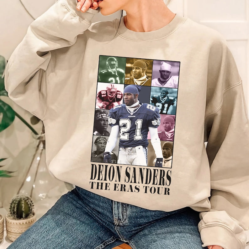 Deion Sanders The Era Tour T-Shirt, American Football Shirt, Football Fan Gifts Sweatshirt