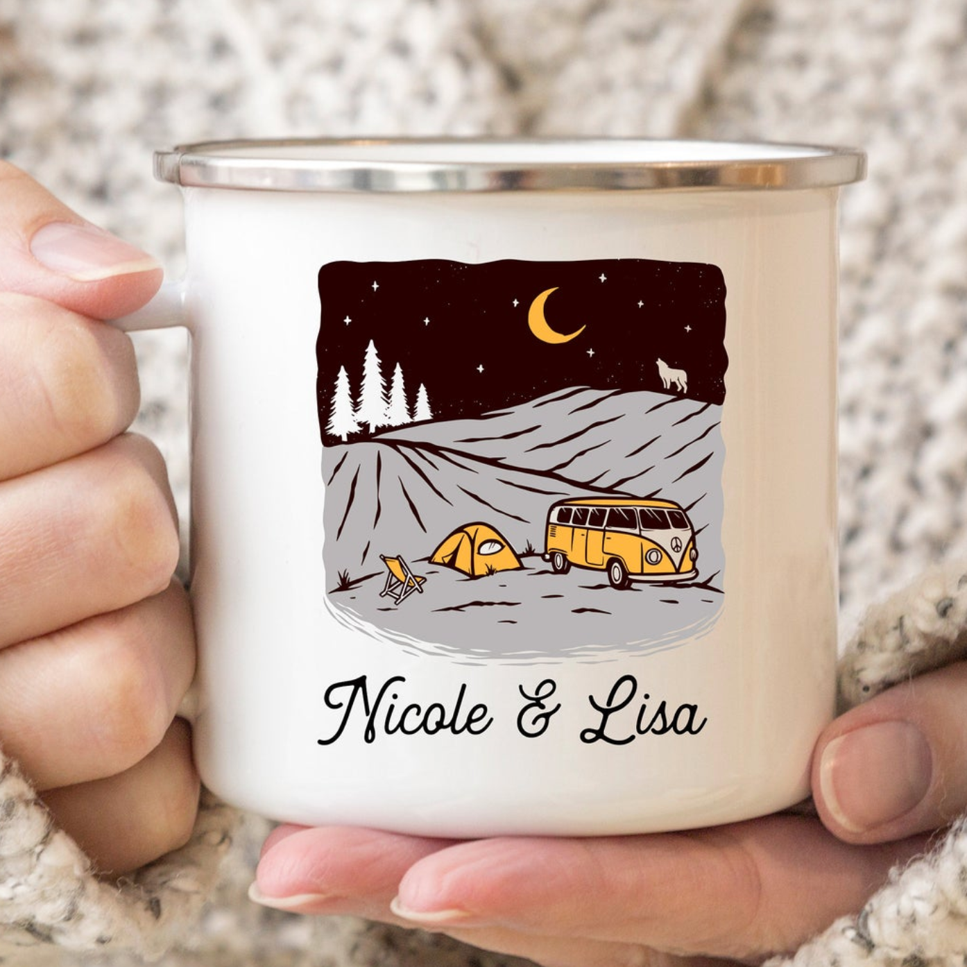 Personalized Camper Mug, Camper Mug Custom, Adventure Mug, Camping Mug, Campfire Mug, Camper Gift, Mountain Mug