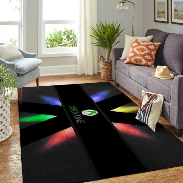 Xbox Console Game Art Home Decor Rectangle Area Rug 21