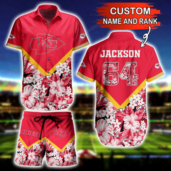 Kansas City Chiefs Personalized Shirt And Shorts Bg284