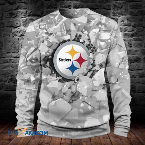 Pittsburgh Steelers Rock Pattern Great Nfl Gift Sweatshirt Long Sleeve Crewneck Casual Pullover Top