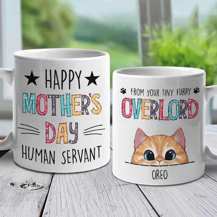 Happy Mother’S Day From Your Tiny Furry Overlord – Gift For Mother’S Day – Personalized Mug