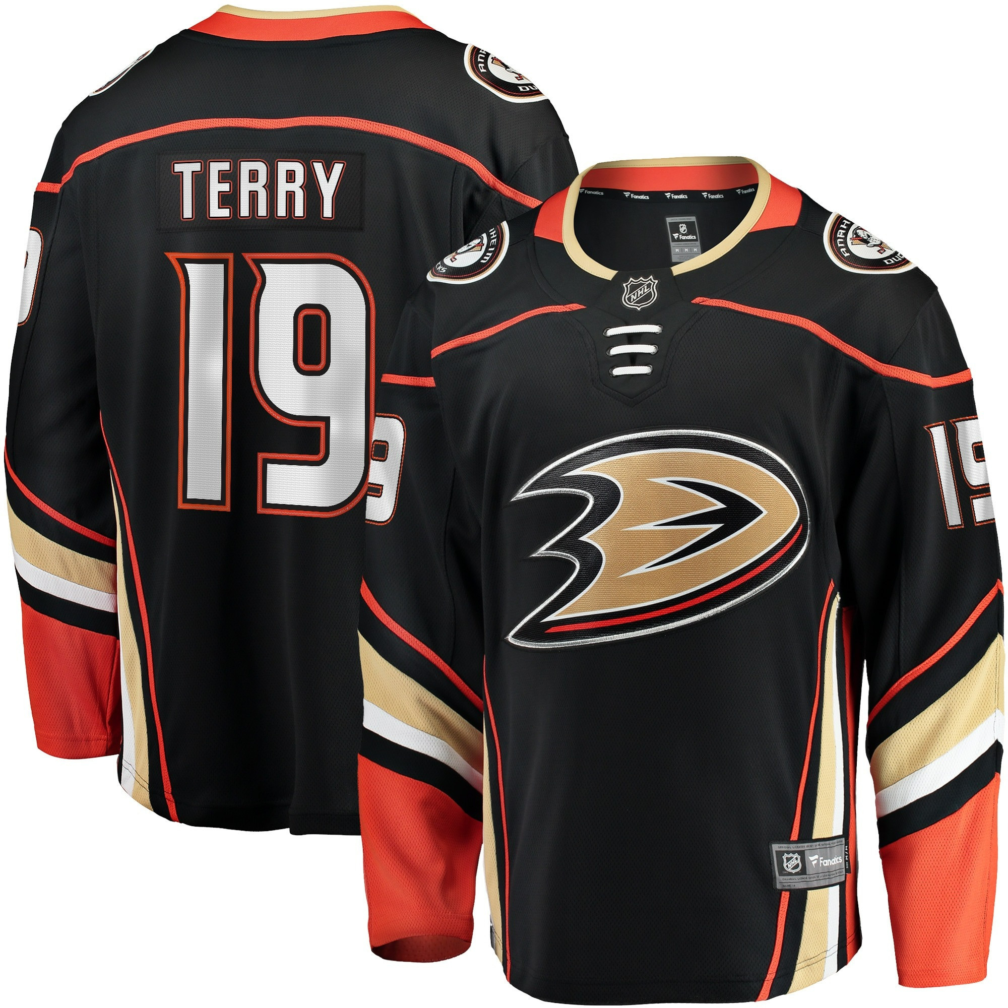 Troy Terry Anaheim Ducks Branded Home Team Breakaway Jersey – All Stitched