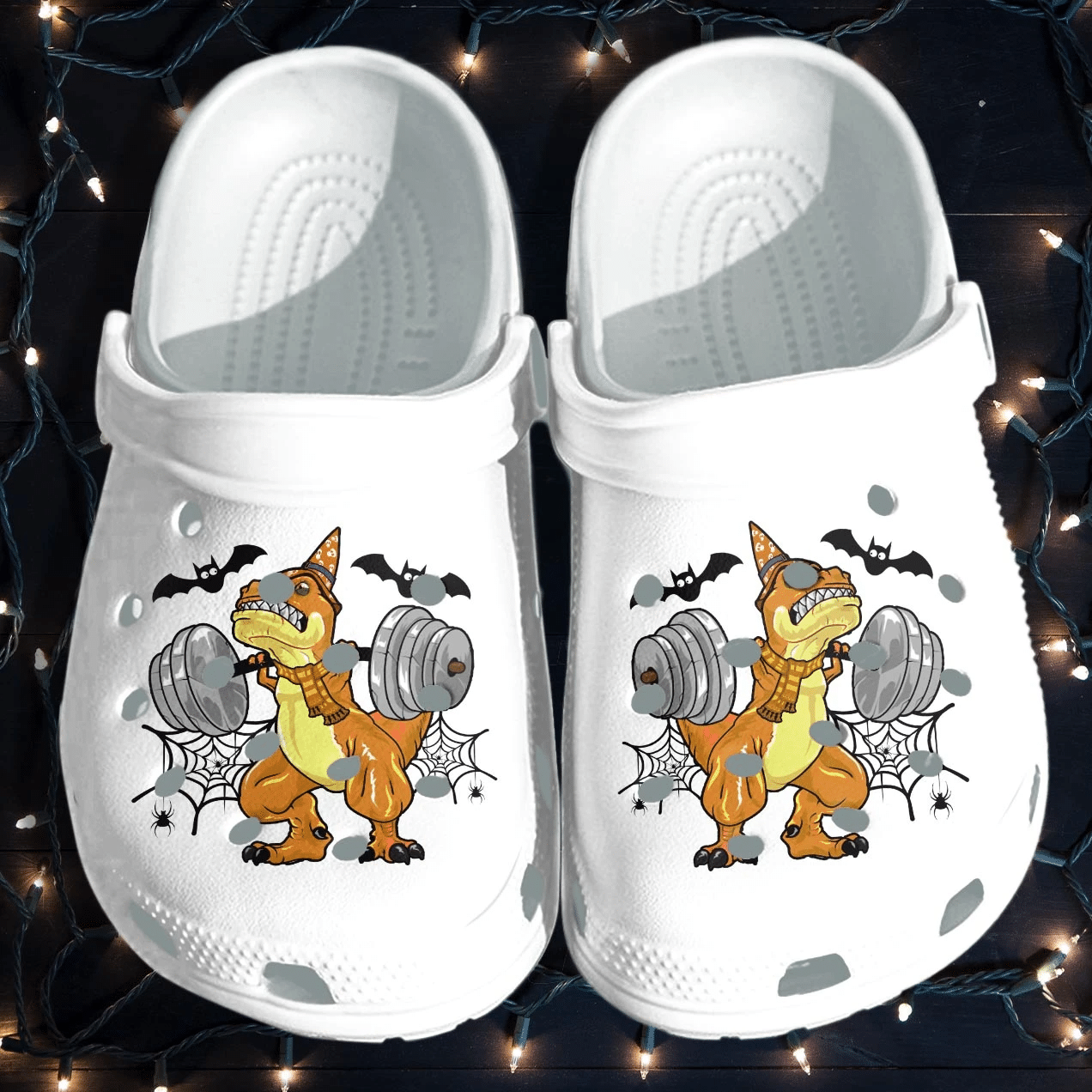 Dinosaur Gym Halloween Crocs Shoes C …