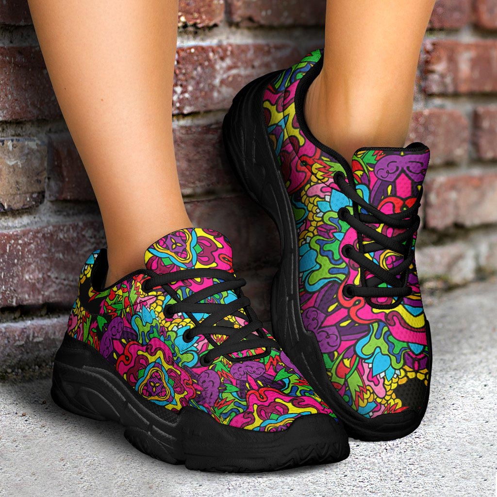 Animal Hippie Psychedelic Chunky Sneaker