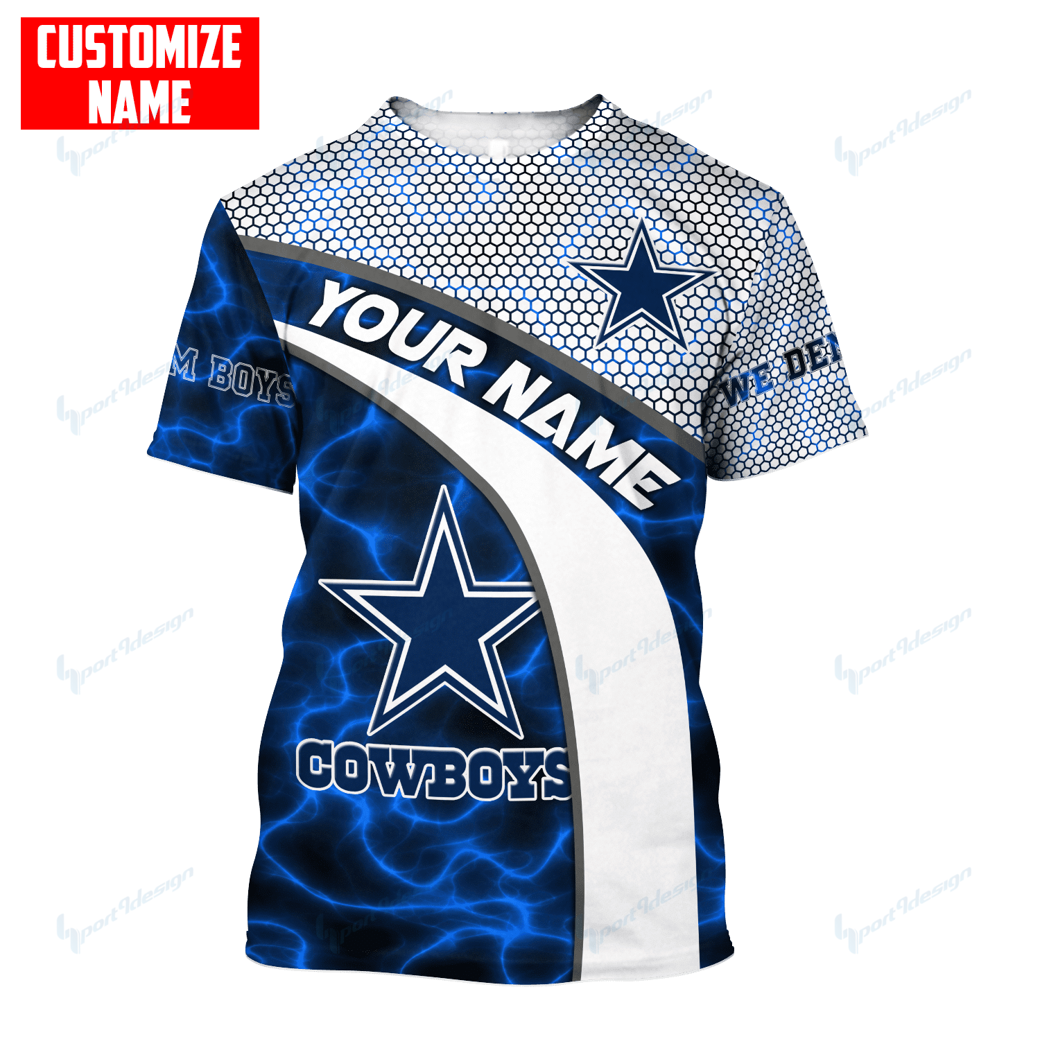 Dallas Cowboys Personalized All Over Printed 717 – Donelanetop Store