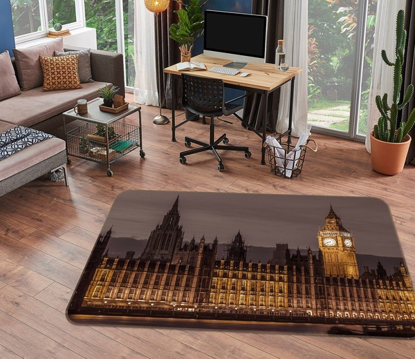 Big Ben Tower Building Lights At Nig …