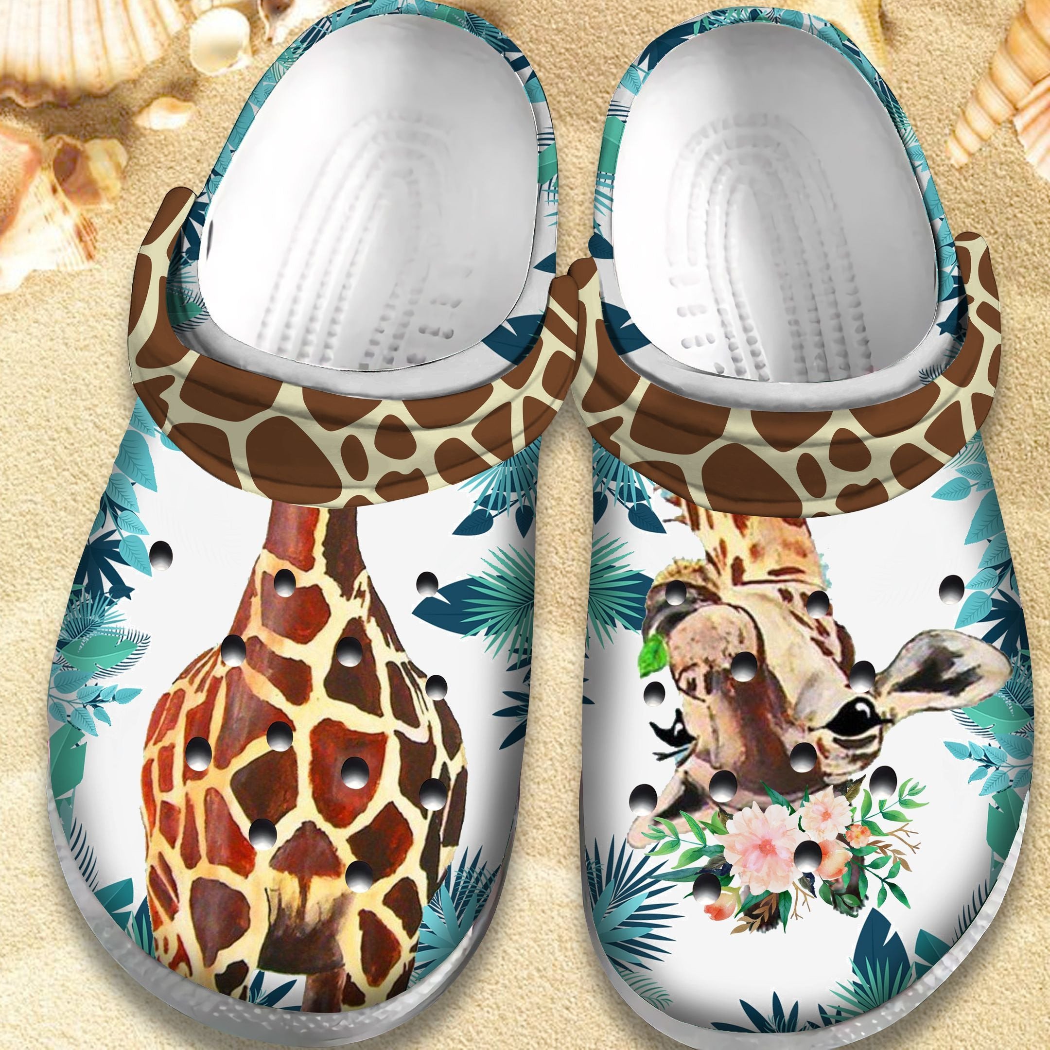Cute Giraffe Shoes – Funny Animal Crocs Clog Gift For Women Men Boy Girl – Funny-Giraffe