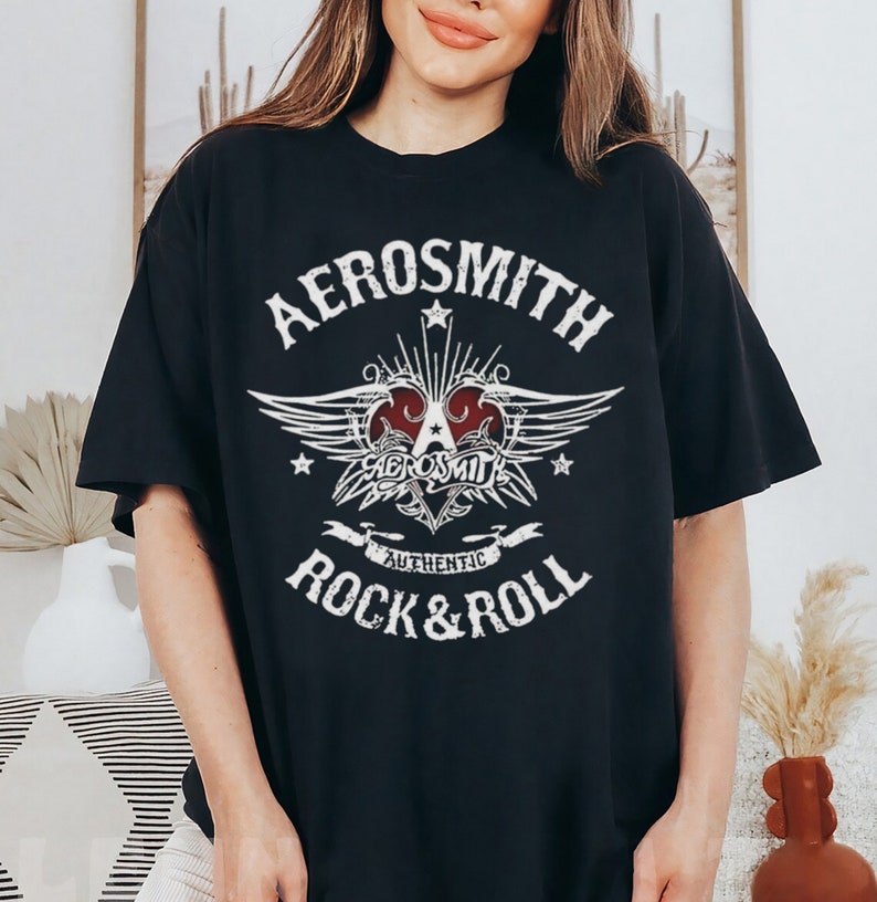 Aerosmith T-Shirt, Vintage T Shirt, Retro Vintage Shirt, Aerosmith