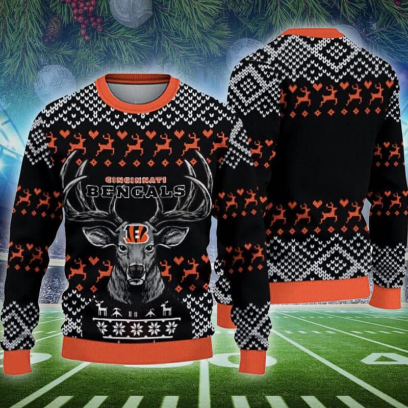 Cincinnati Bengals Ugly Christmas Sweater Shirt B03