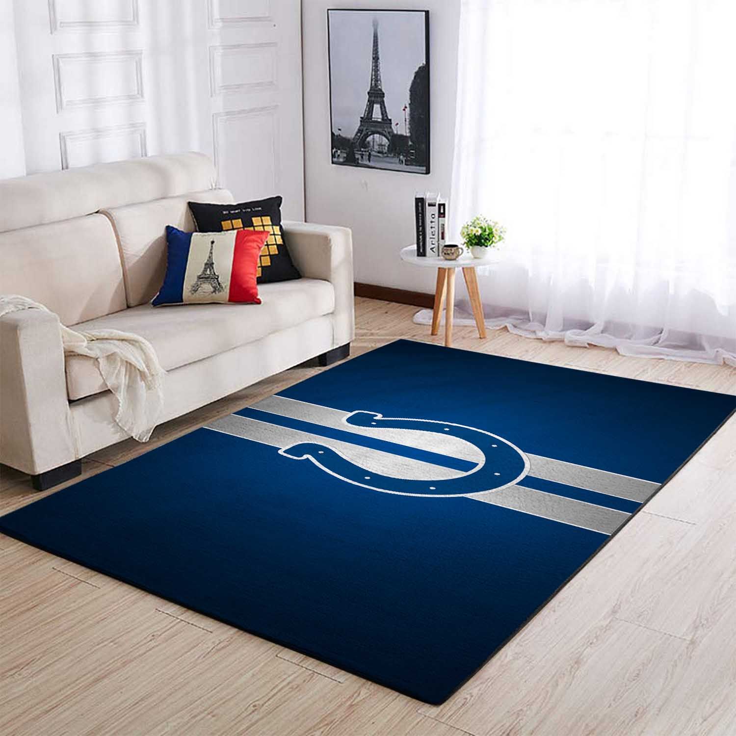 The 20 Rug Indianapolis Colts Area Rugs Living Room Carpet SIC101202 Christmas Gift Floor Decor