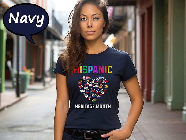 Hispanic Heritage Month Shirt, Hispanic Heritage Month Flags T-Shirt