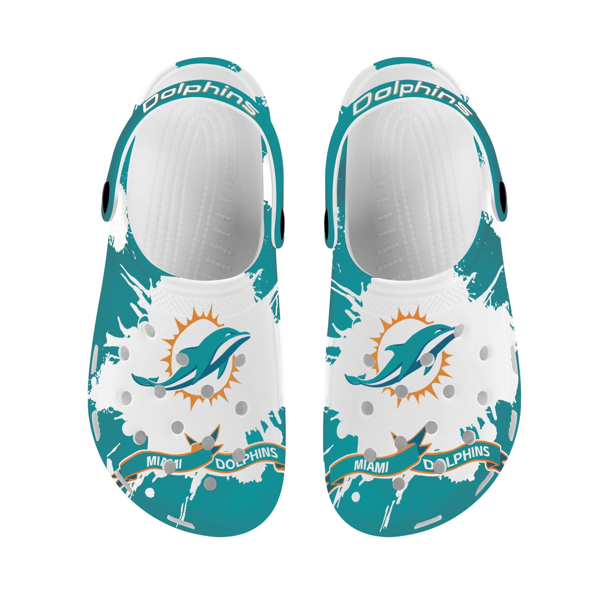 Miami Dolphins Crocss Shoes No 02