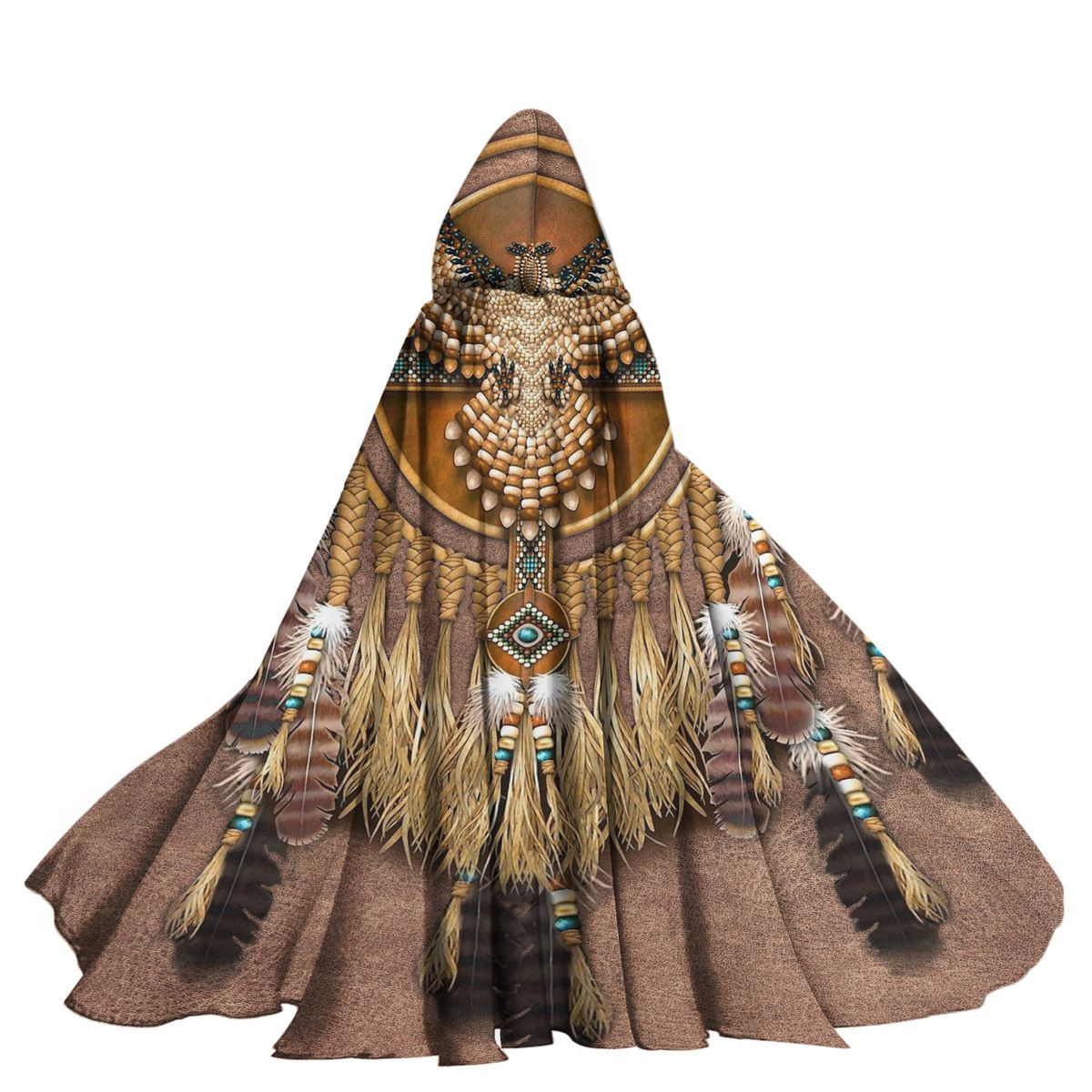 3D Native American Custom Hooded Cloak – Centdeux Dore