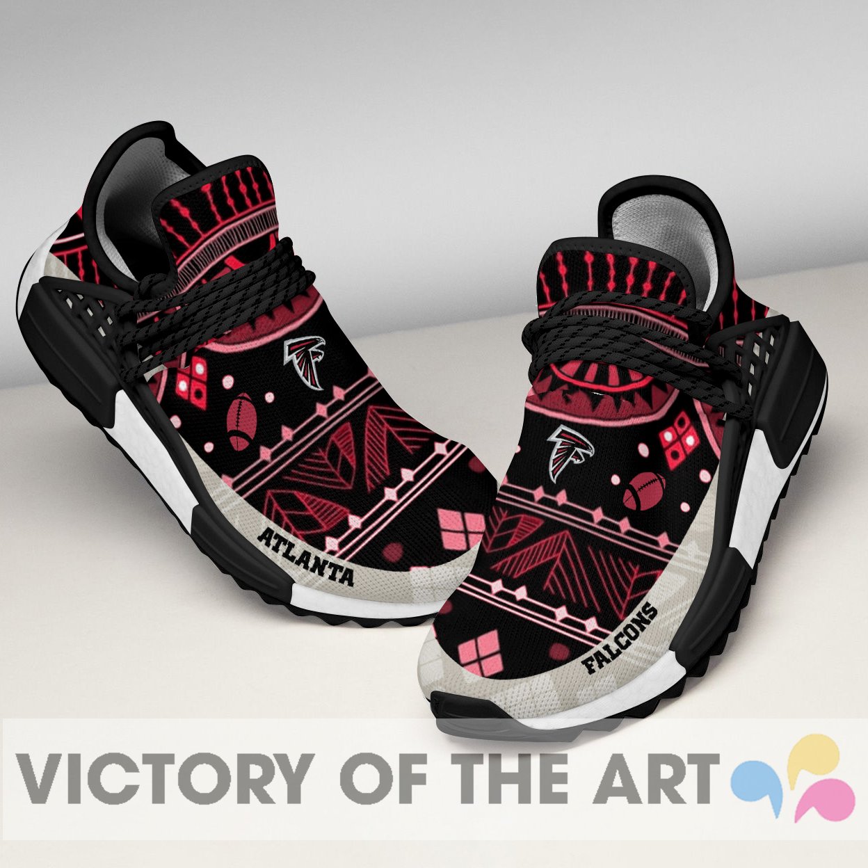 Wonderful Pattern Human Race Atlanta Falcons Shoes For Fans