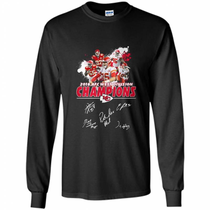 2018 Afc West Division Champions Kansas City Chiefs Sweater – Long Sleeve T-shirt