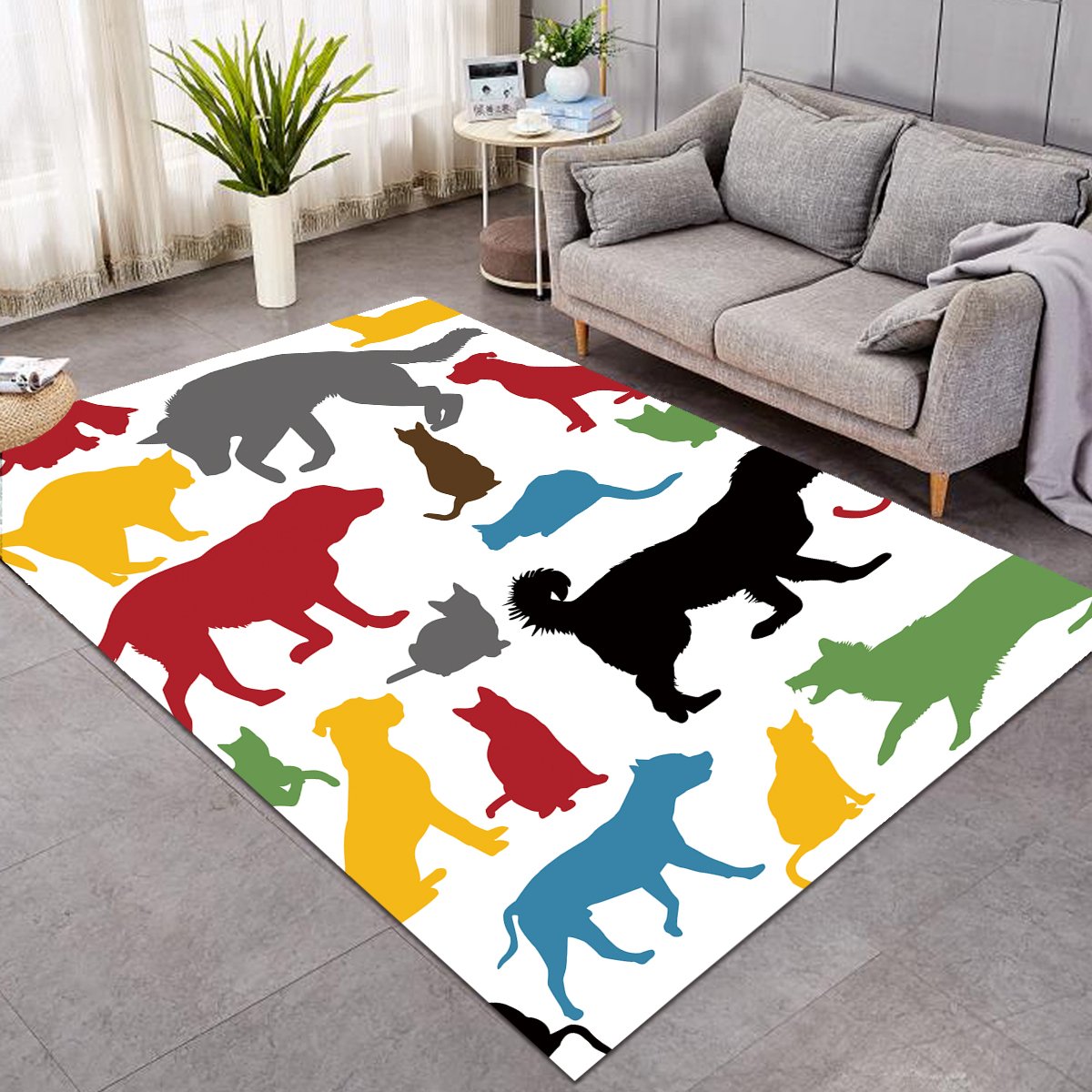 Animal Colored Shadows SW0015 Rug