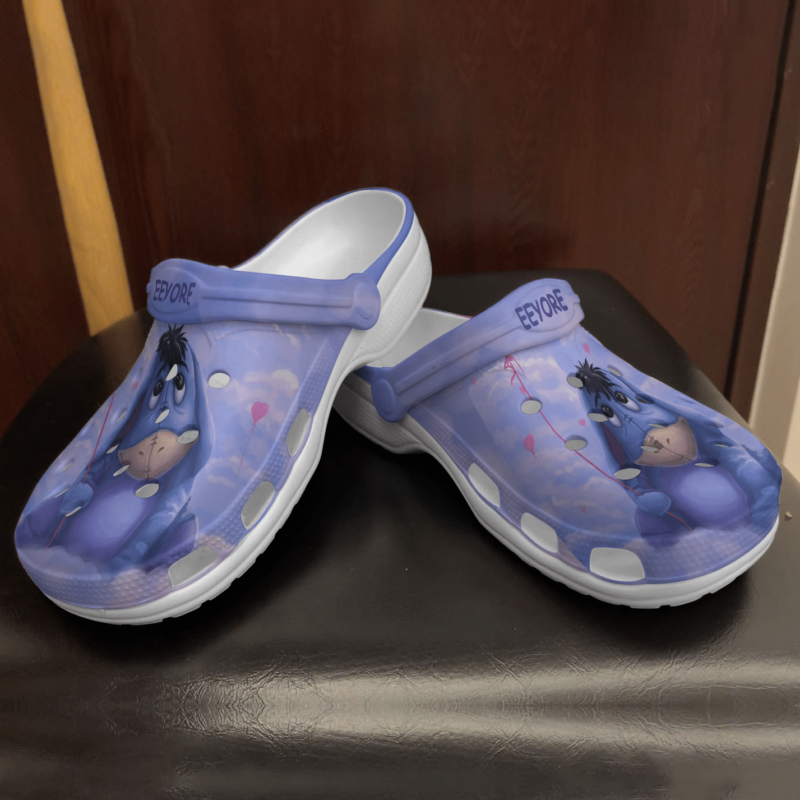 Winnie The Pooh Eeyore 3D Crocband Clog