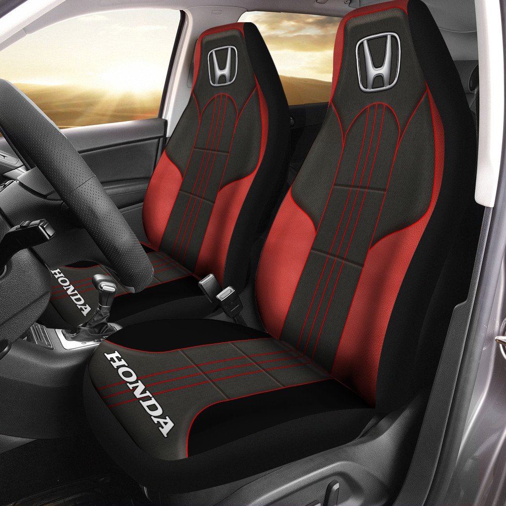 Honda An-Ht Car Seat Cover (Set Of 2) Ver 1 (Red)