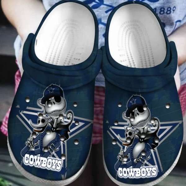 Jack Skellington Dallas Cowboys Crocss Clogs Shoes