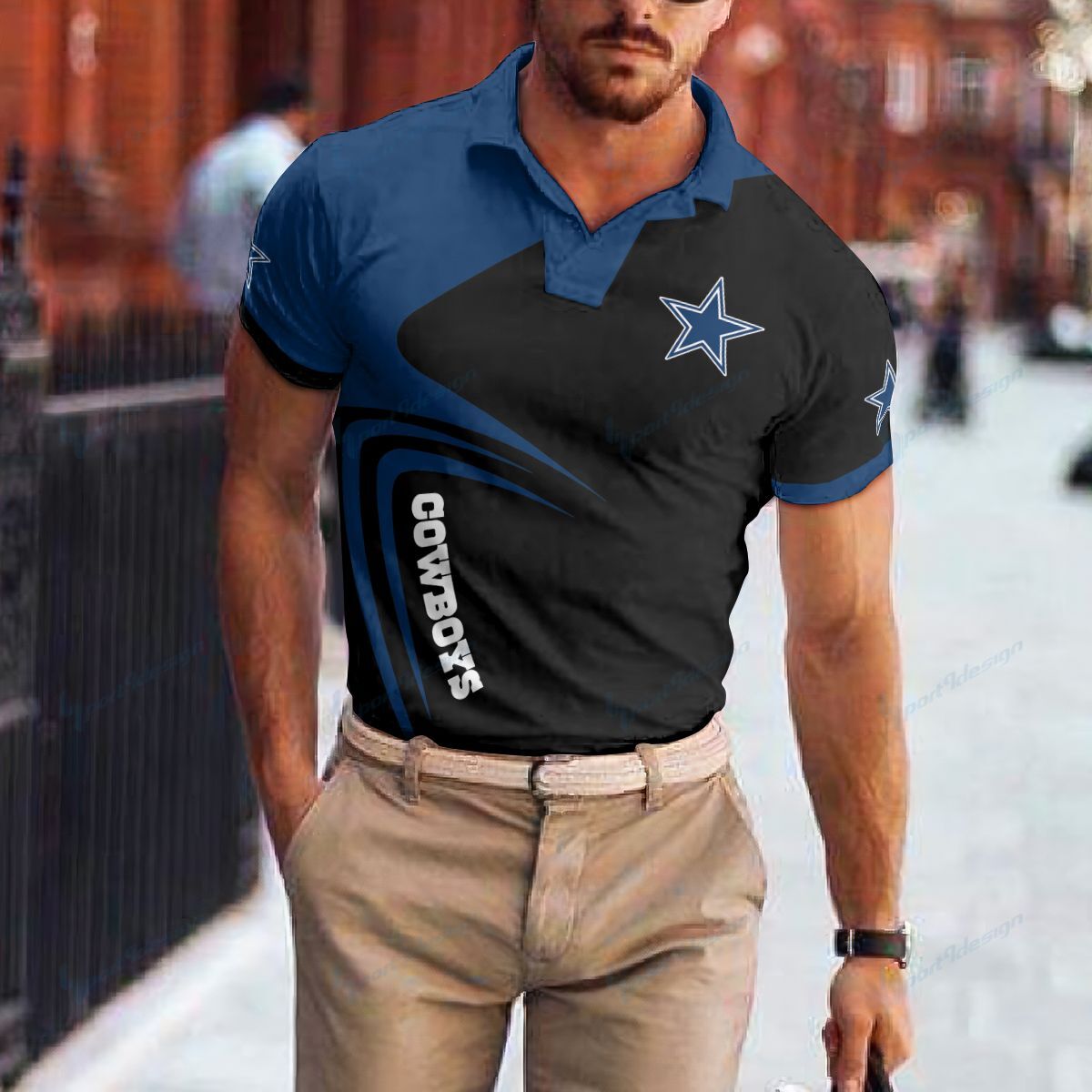 Dallas Cowboys Polo T-shirt 039