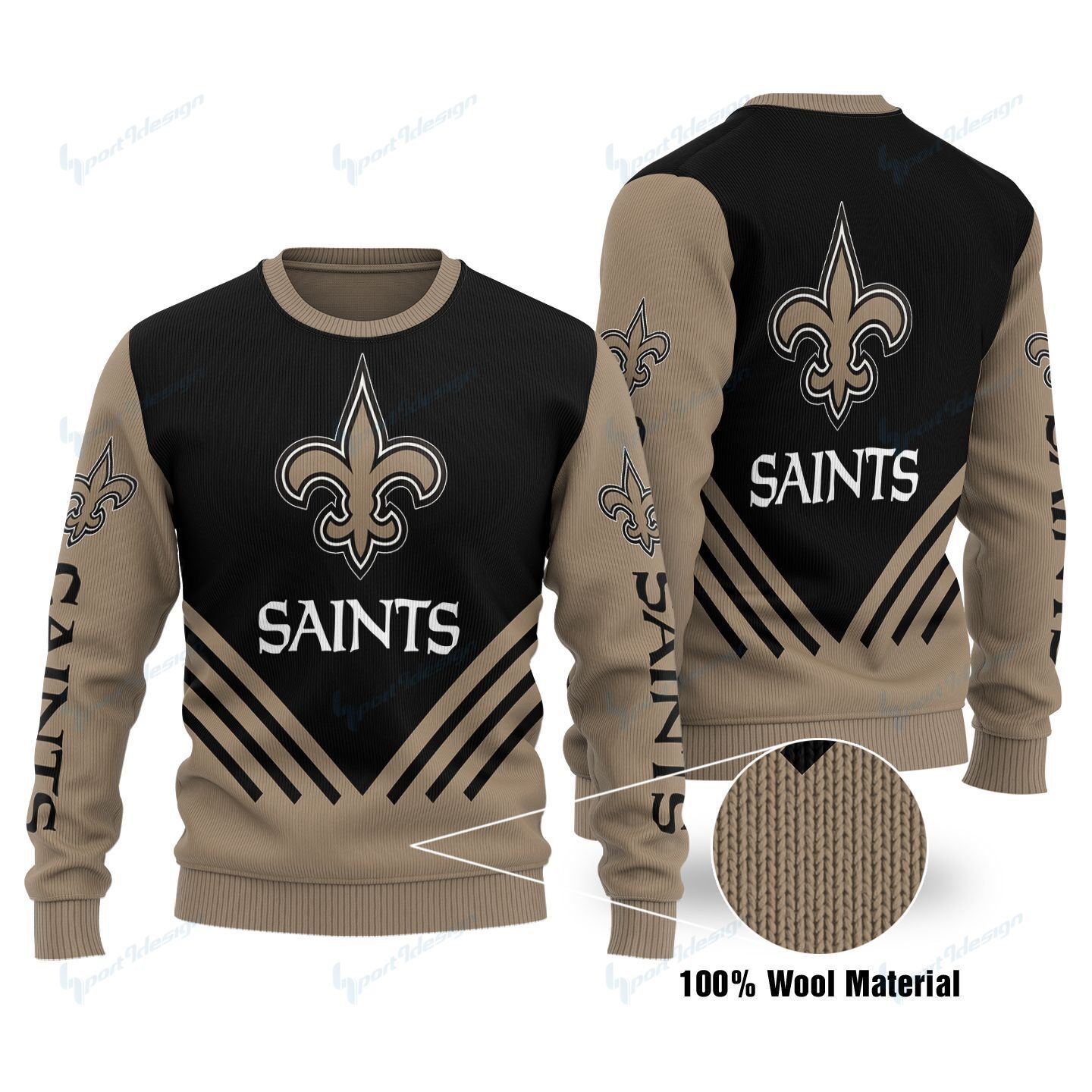 New Orleans Saints Sweater 03 – Donelanetop Store