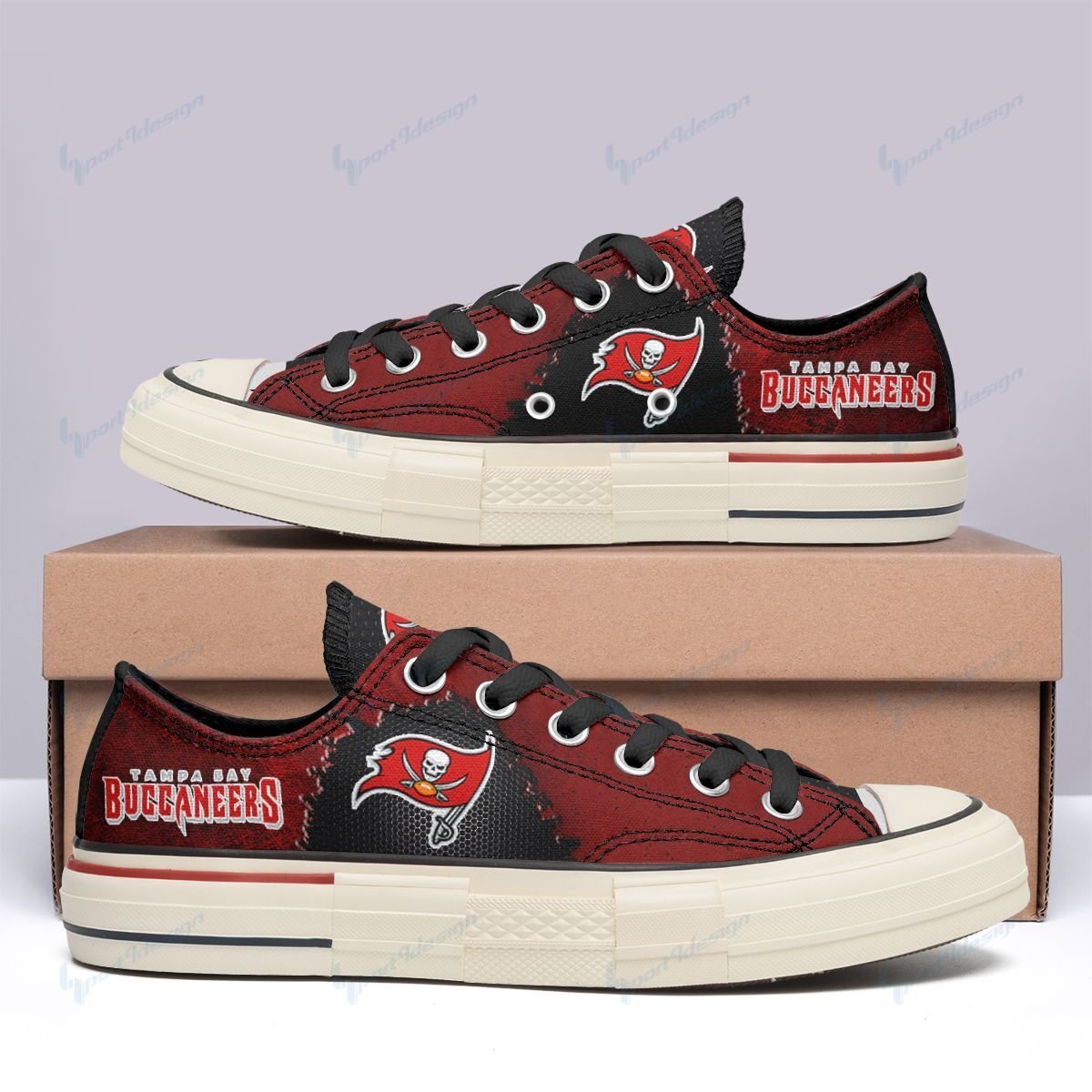 Tampa Bay Buccaneers New Low Top Canvas Shoes 17