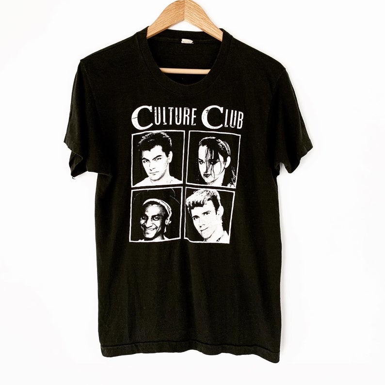 1980s Culture Club Vintage Tour Band Shirt 80s Boy George T Shirt