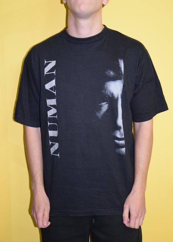 90S Gary Numan The Sacrifice Tour 94 Vintage Shirt Tubeway Army Synthpop New Wave Post Punkelectronic Industrial New Order Shirt