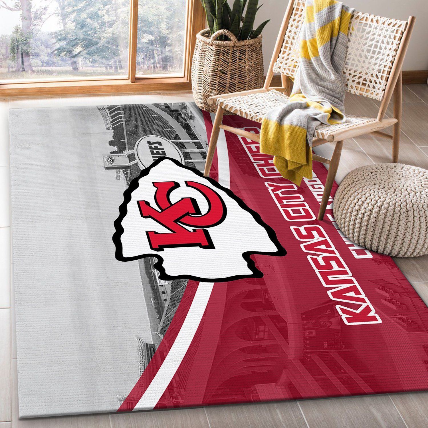 Kansas City Chiefs Football Club Area Rugs Living Room Carpet FN281233 Local Brands Floor Decor The US Decor